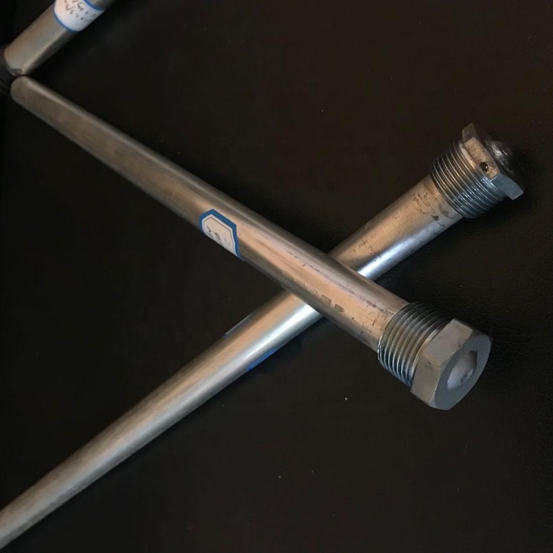 19 mm Lega di zinco Flessibile Link Anode Rod 3/4 NPT 900 mm Protezione antiodore per sistema di condensatore