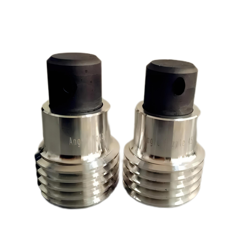 Ugello in carburo di boro con punta piegata a 45 gradi per l'accesso a superfici difficili da raggiungere - 140x4,8mm