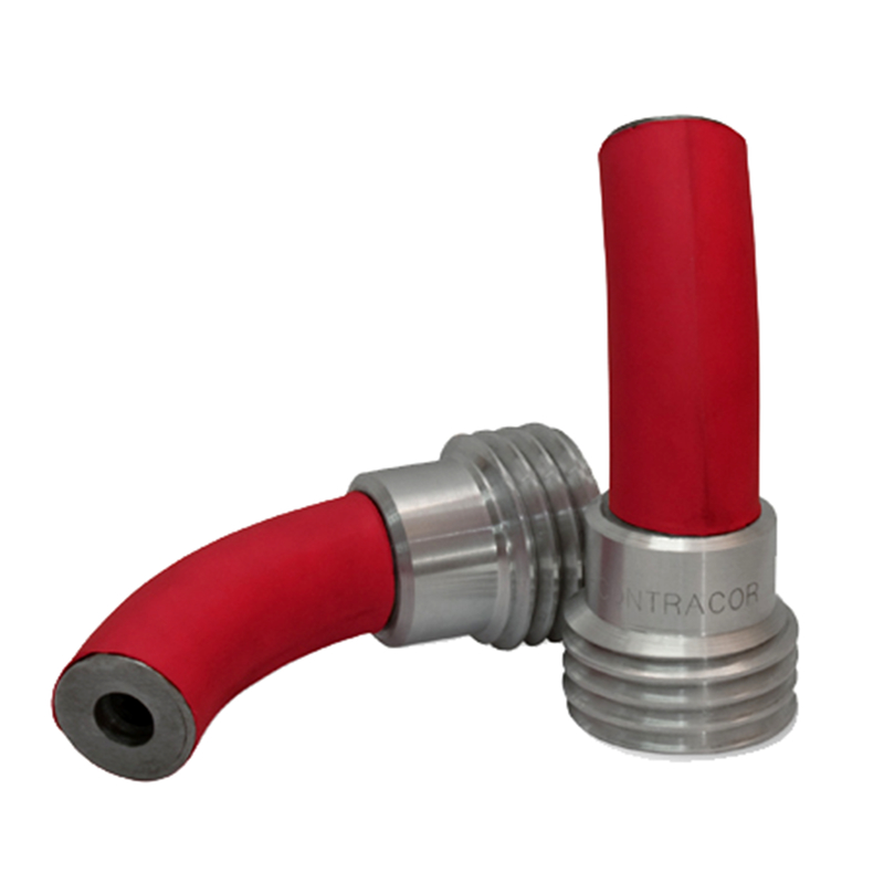 Fusoliera a carburo di boro con piegatura di 45 gradi per lo spruzzo della superficie interna - Fusoliera di sabbiatura 127x9.5 mm