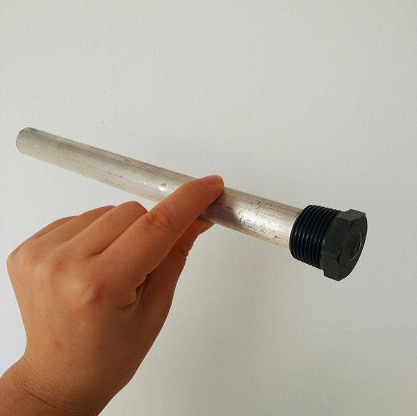 25 mm Lega di alluminio Anodo pesante 1 NPT 1200 mm Protezione su larga scala per caldaie industriali