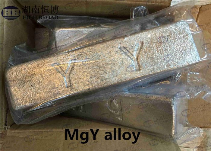 MgY30 Magnesium Yttrium Master alloy con 30% di contenuto di Yttrium per la raffinazione dei cereali e alta purezza 99,5%